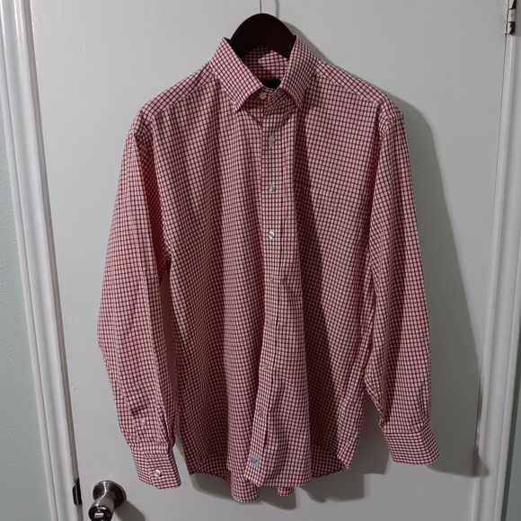 Vineyard Vines Other - Vineyard Vines Classic Fit Murray Shirt Men's‎ Large Plaid Red Cotton